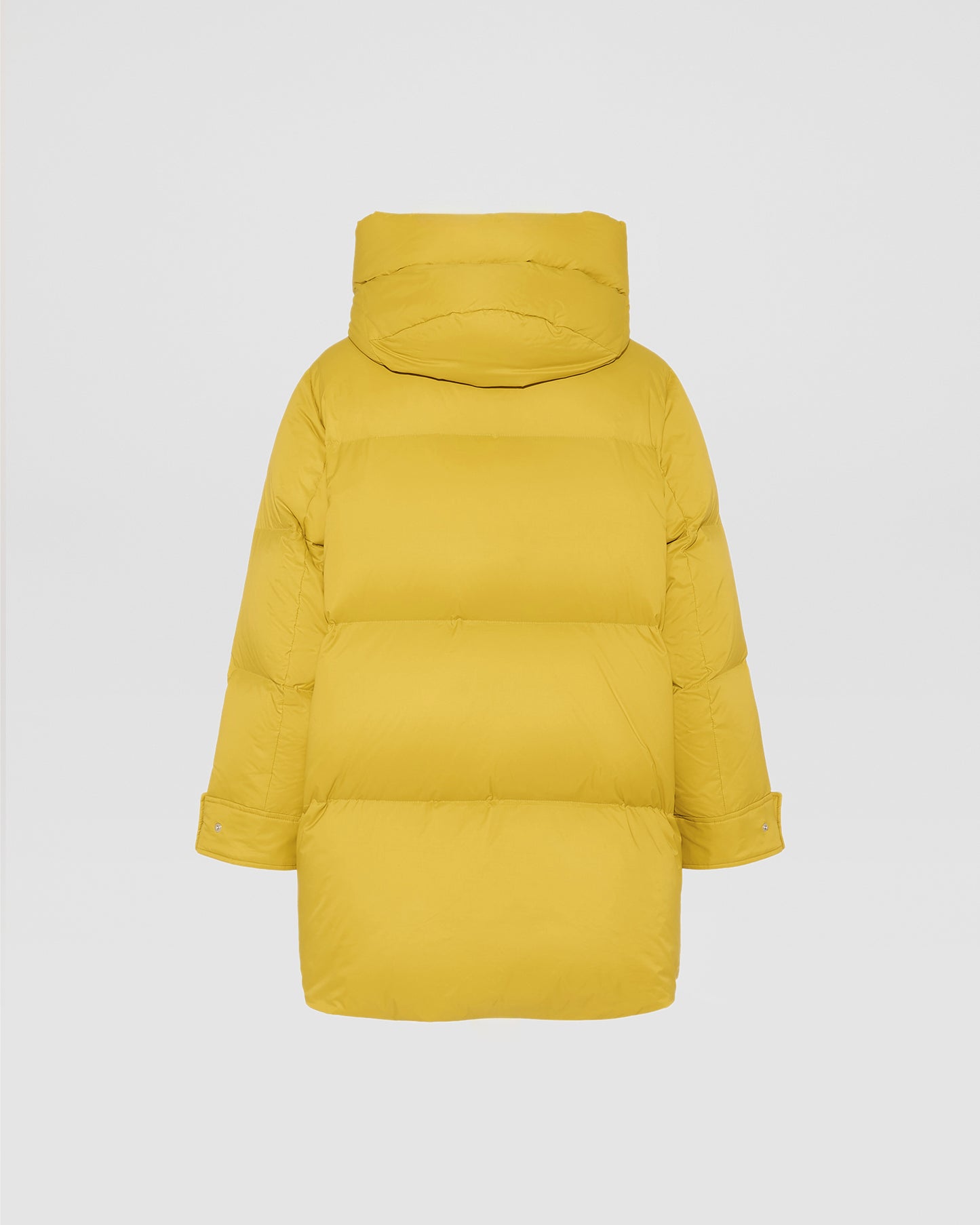 Doudoune 3/4 à capuche en laine d'agneau du Tibet -Yves Salomon