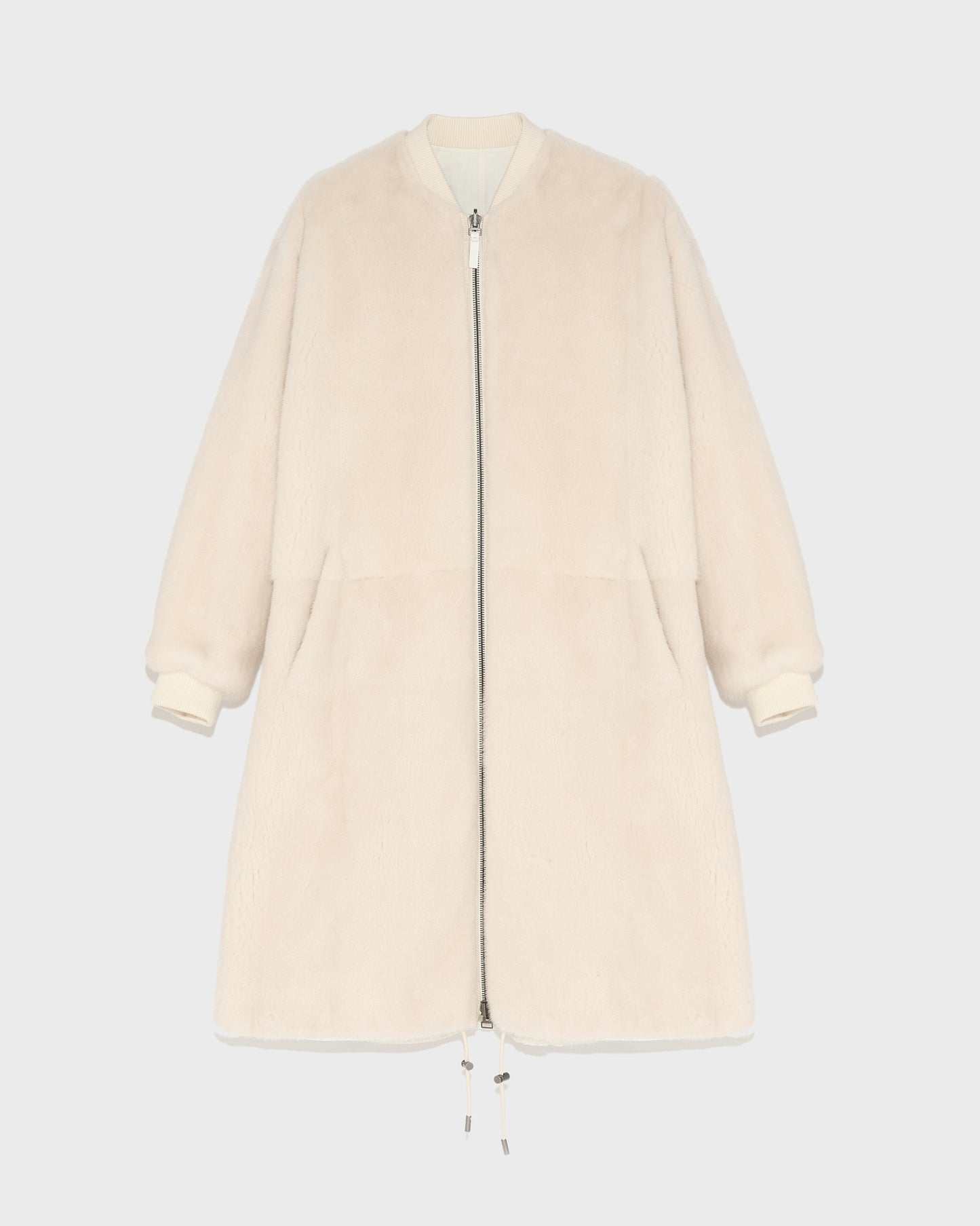 bomber-reversible-en-tissu-technique-deperlant-et-vison-a-poils-longs-blanc-22wfm04700a22xb3009 -Yves Salomon