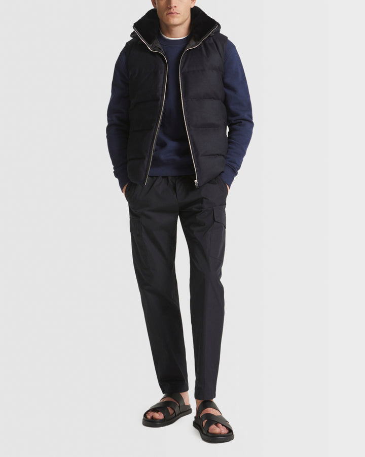 gilet-doudoune-en-tissu-laine-soie-loro-piana-storm-system-bleu-fonce-24ehg00768b11wa7122 -Yves Salomon