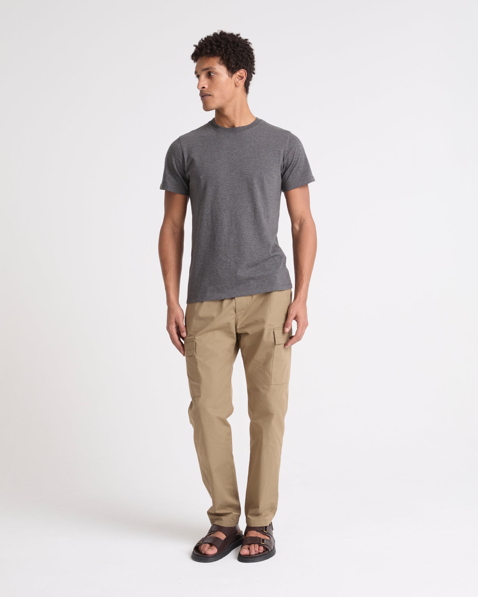 Cotton-blend cargo trousers - khaki - Private sale – Yves Salomon