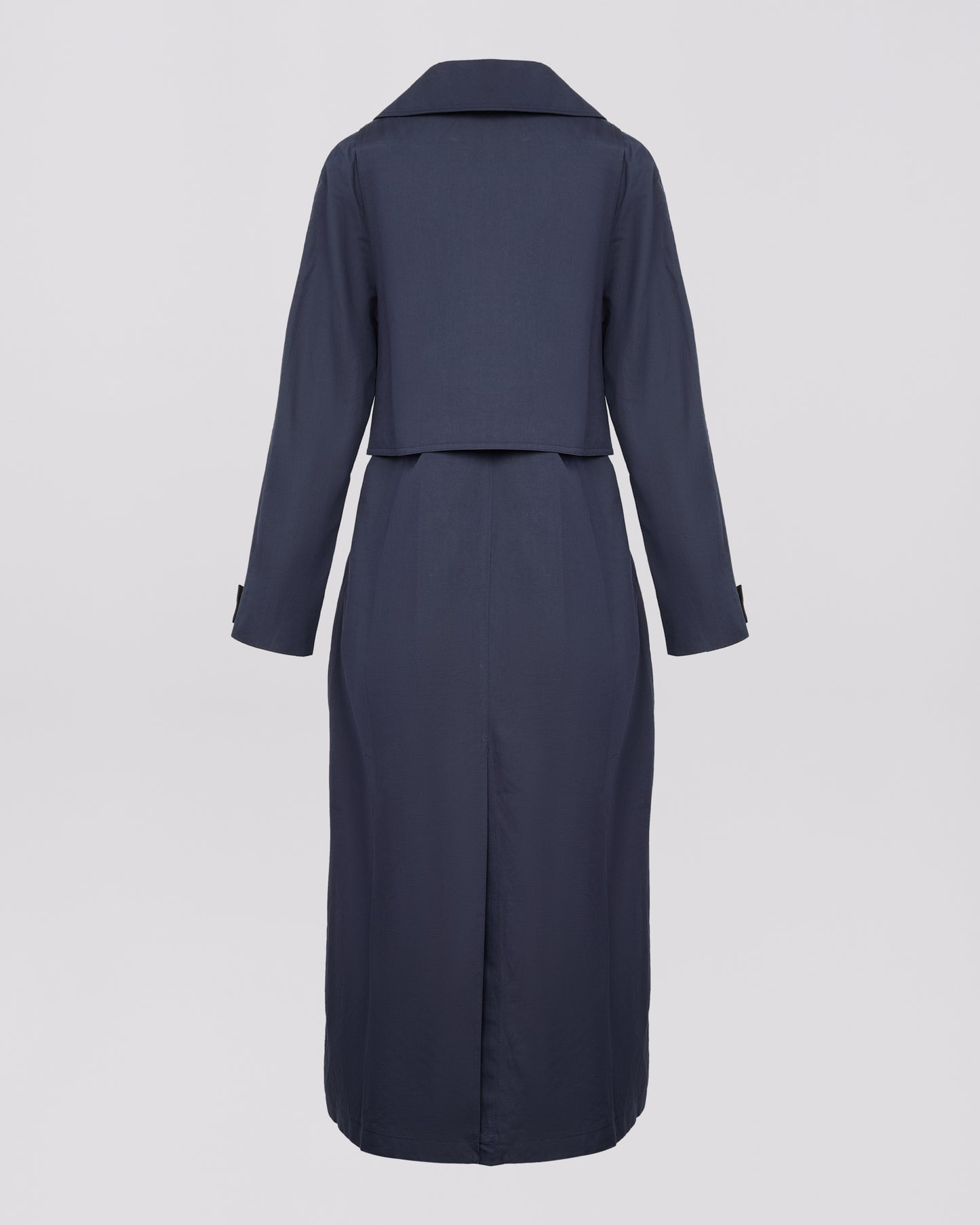 trench-coat-en-tissu-coton-lin-galaxy-25eym03515colia7181 -Yves Salomon