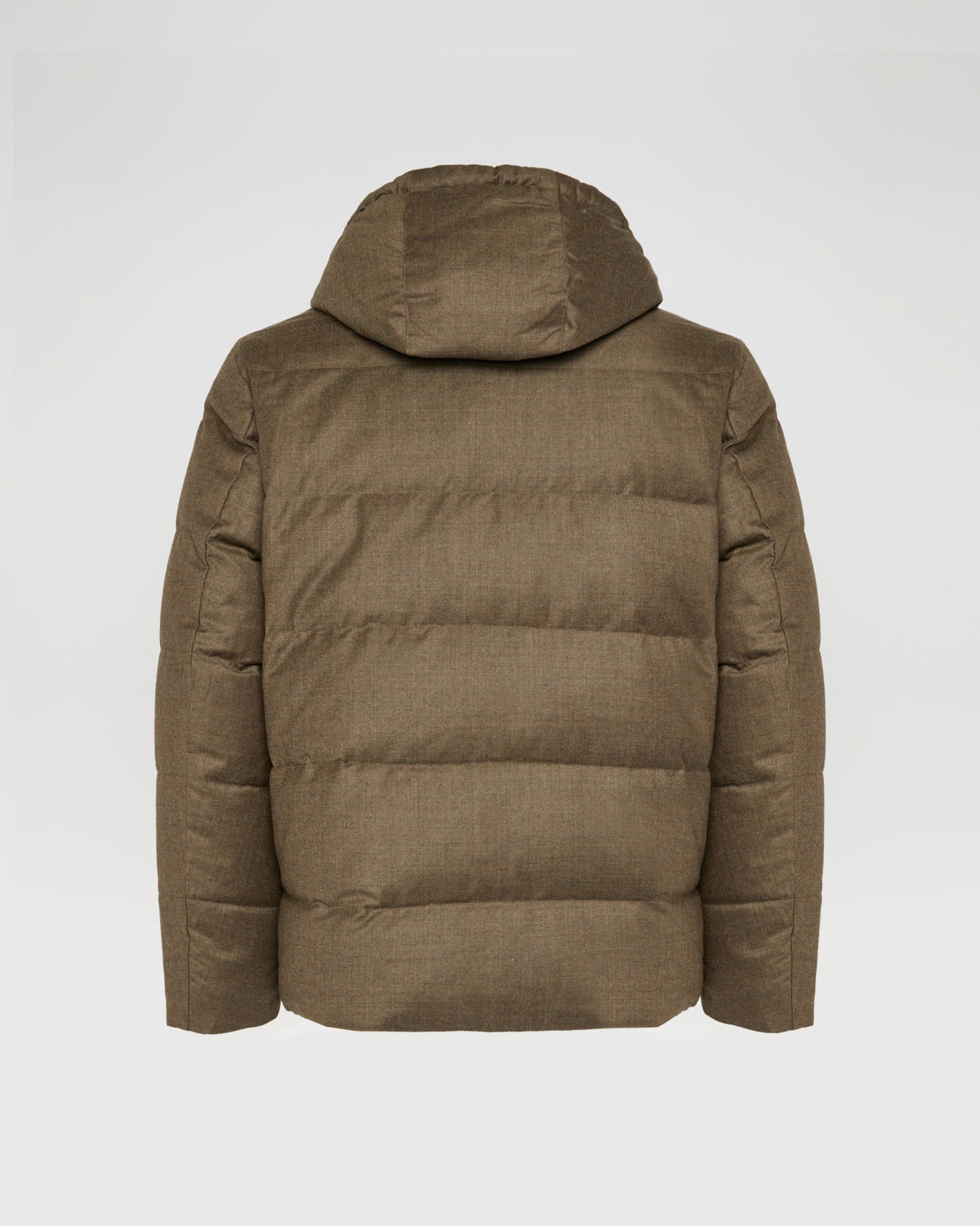 Doudoune courte en tissu Loro Piana garniture fourrure de vison -Yves Salomon