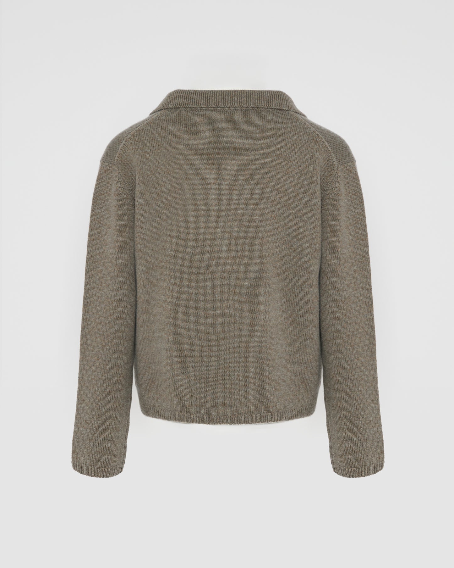 V-neck wool and cashmere sweater
