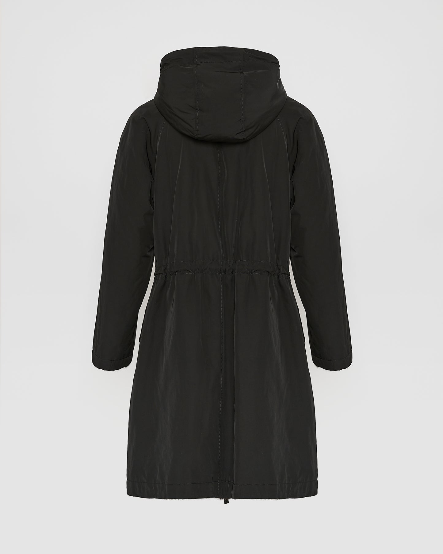 Parka réversible en tissu technique et vison -Yves Salomon