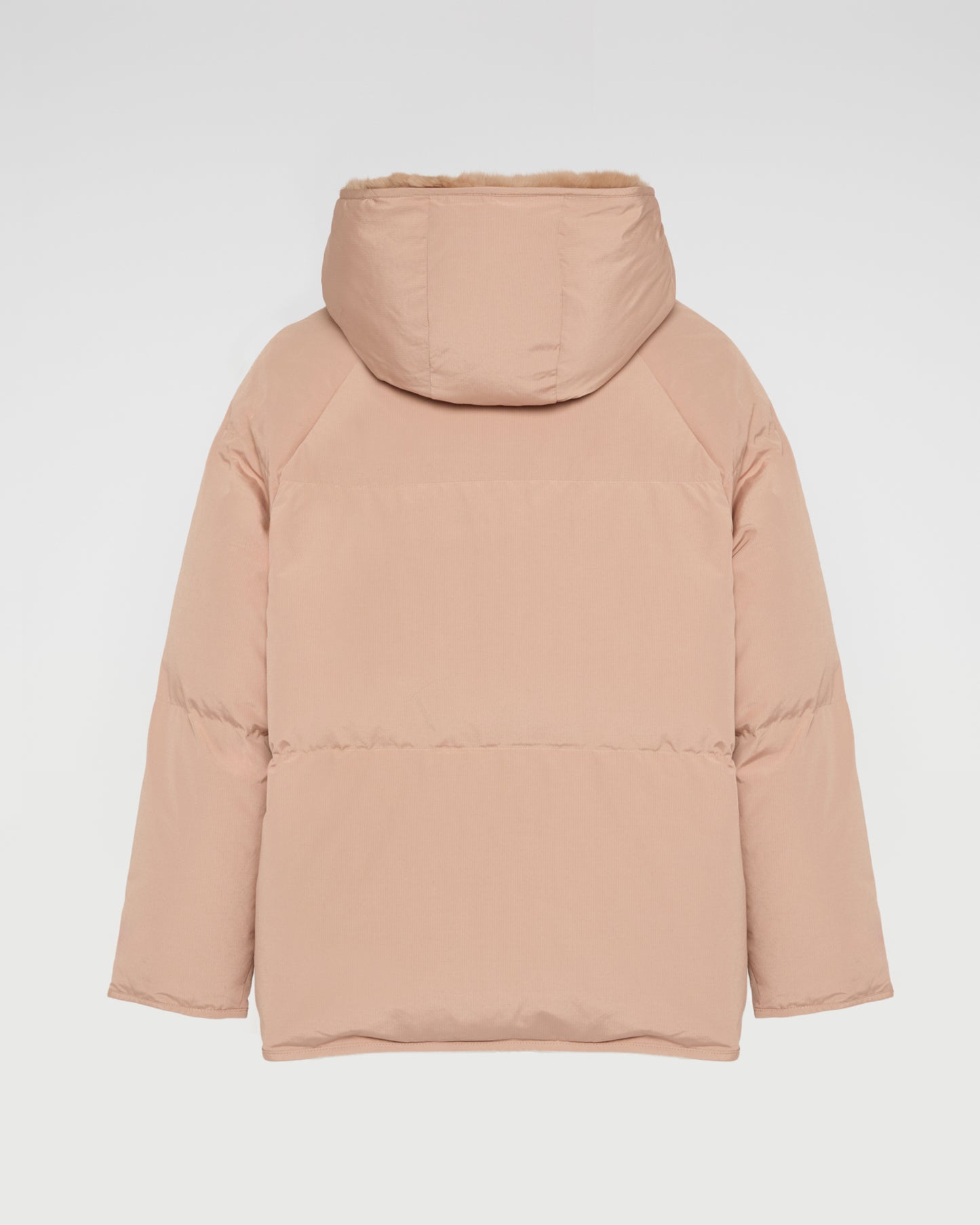 Doudoune courte garniture fourrure de lapin rex -Yves Salomon