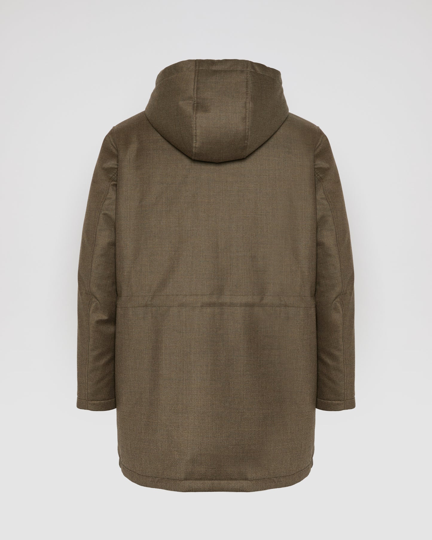 Parka longue iconique en tissu Loro Piana imperméable avec fourrure de vison -Yves Salomon