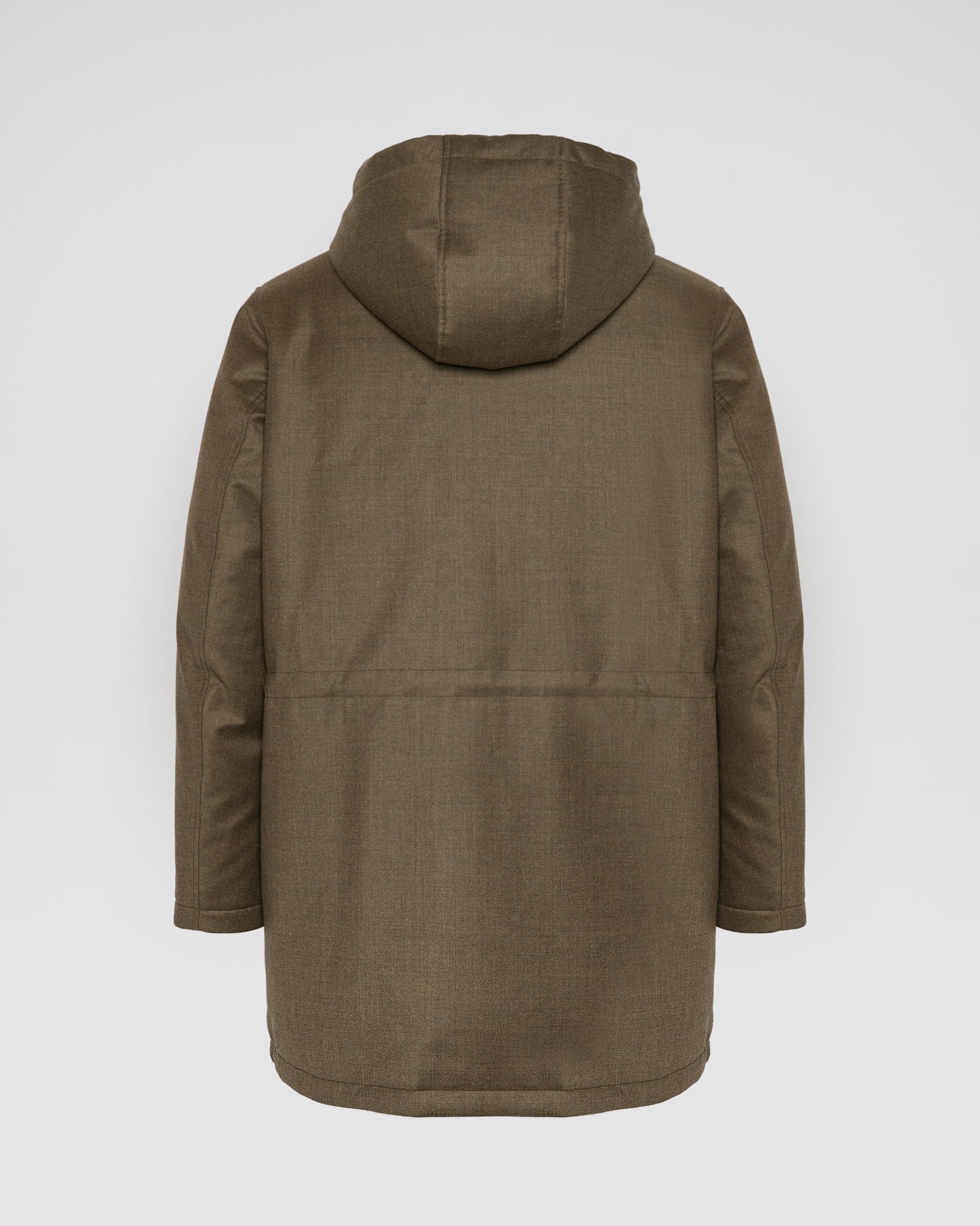 Parka longue iconique en tissu Loro Piana imperméable avec fourrure de vison -Yves Salomon