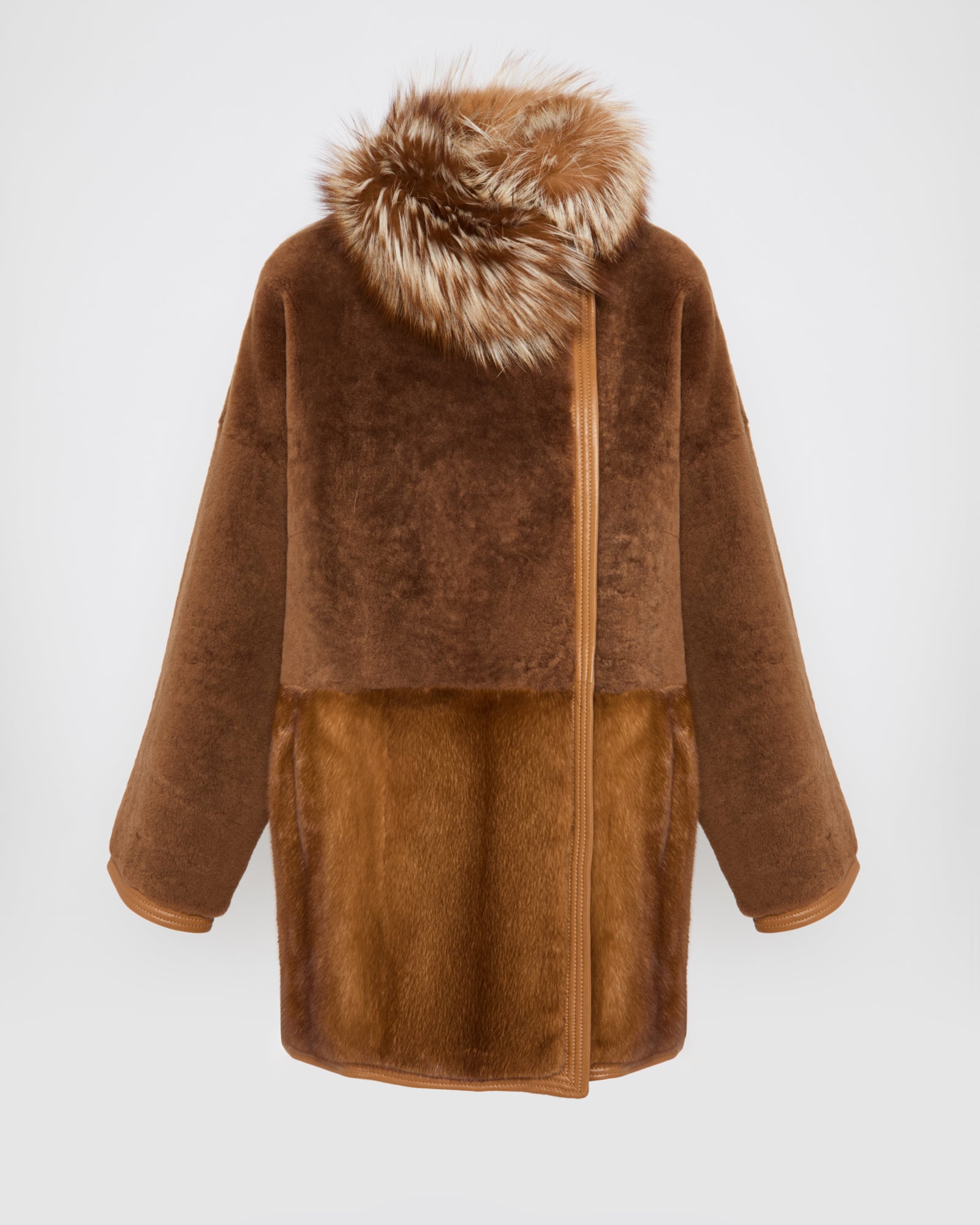 YVES SALOMON　イヴサロモン　フォックス×レッキス　ハーフコート Yves Salomon Jacket | Luxury Fur Collection | Coveti
