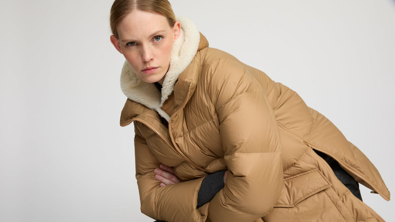 Doudoune mi-longue pour femme