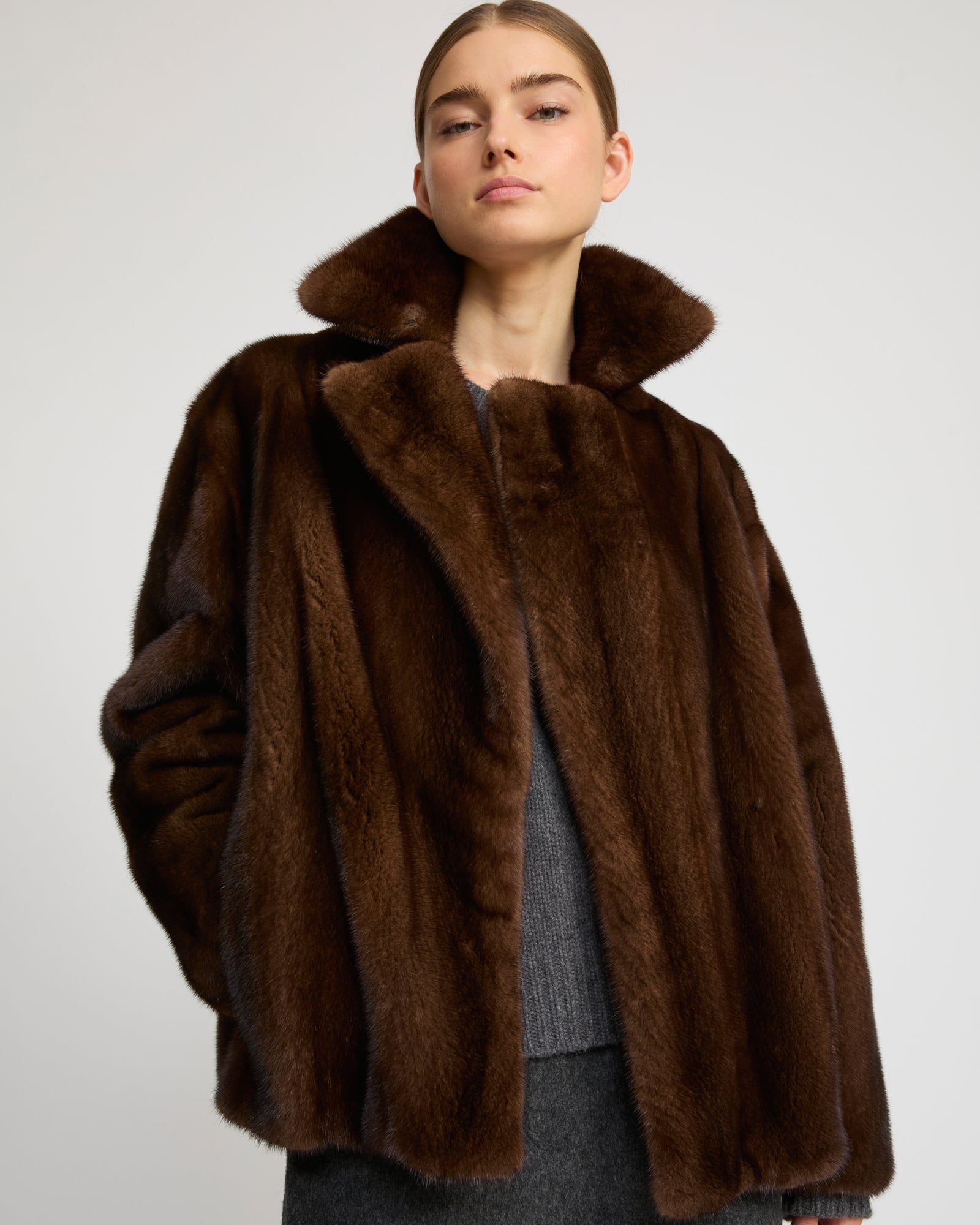 Veste avec fourrure