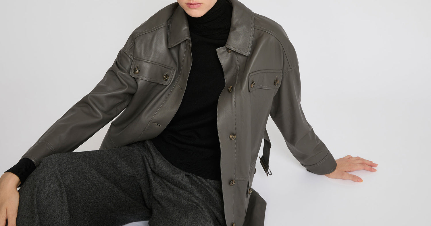 Black Friday | Sélection de pièces en cuir Femme