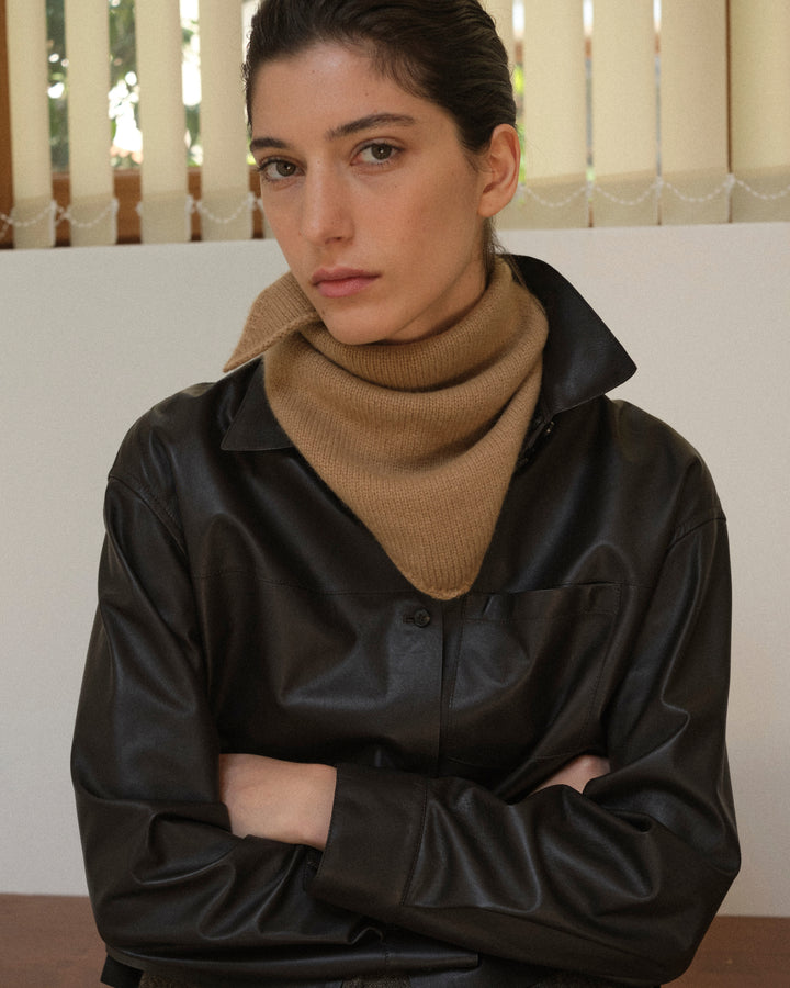 Bandana en maille 100% cachemire