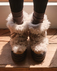 Merino lambskin shearling boots