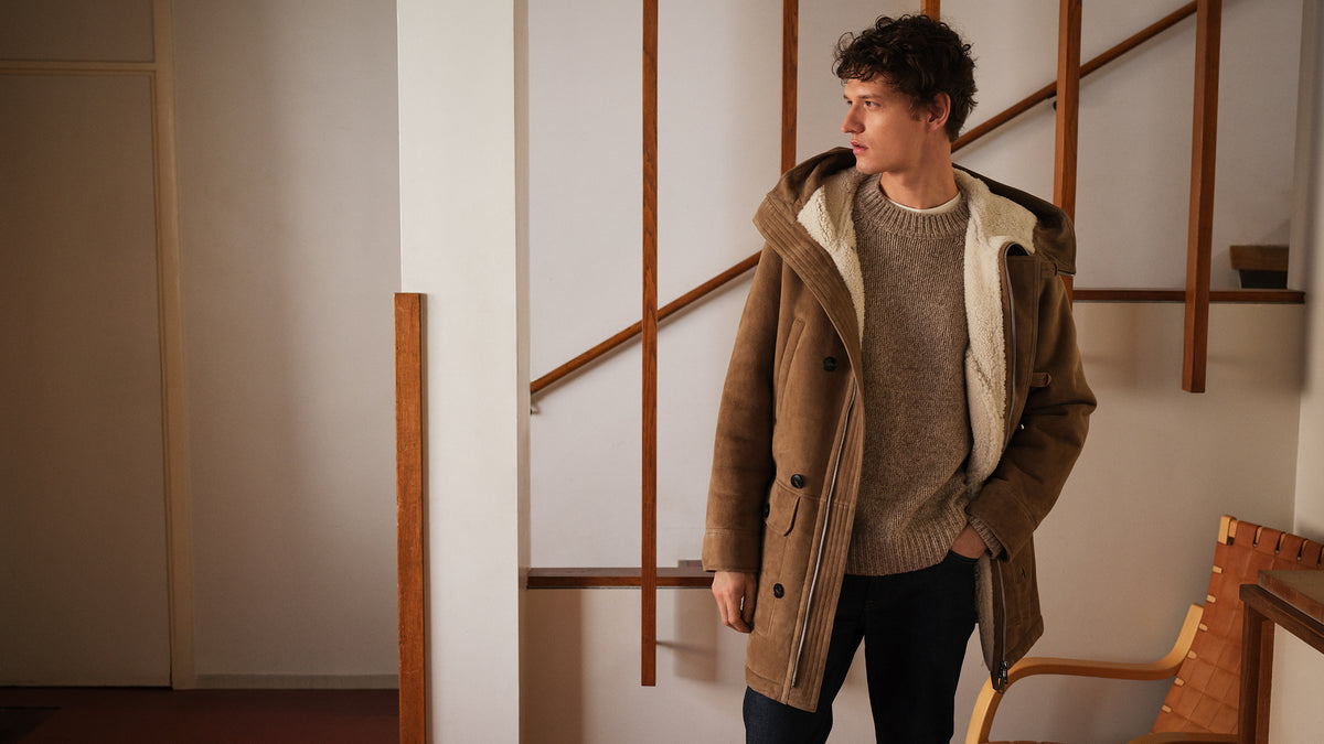 Collection Peaux lainées Homme  - Yves Salomon