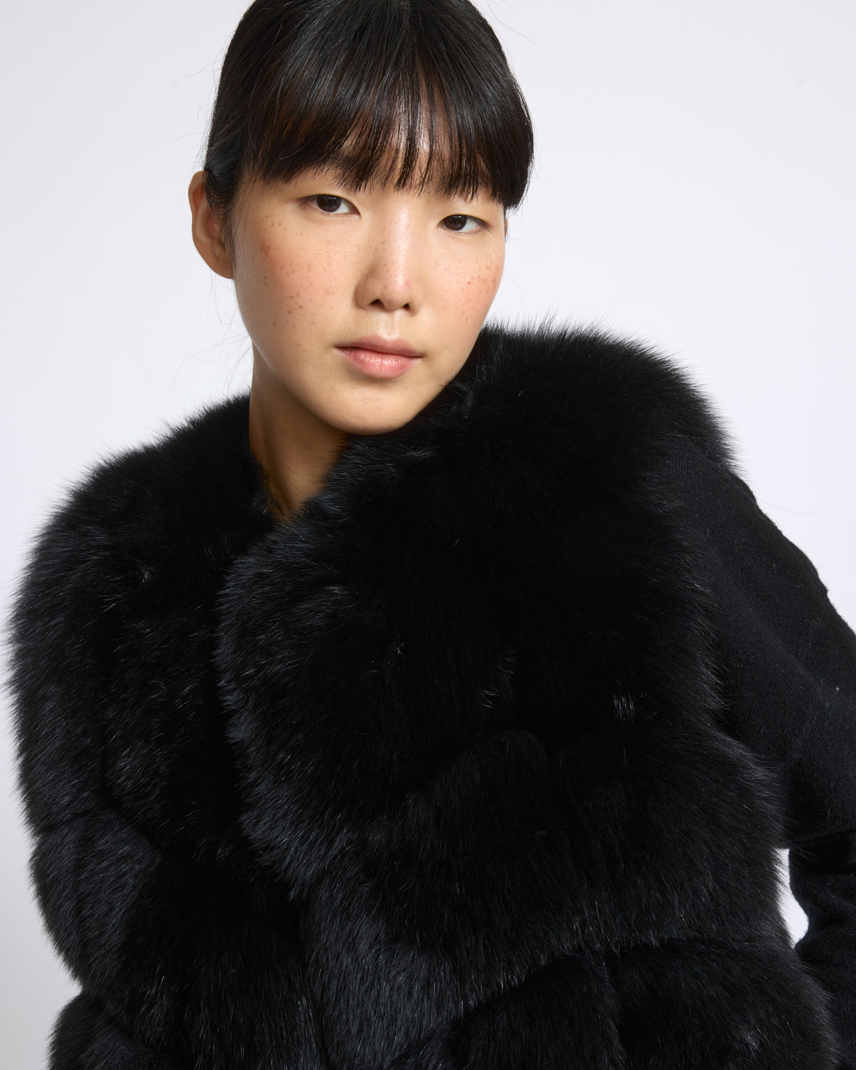 Gilet sans manches en fourrure de renard - Yves Salomon - Nouvelle collection Automne Hiver