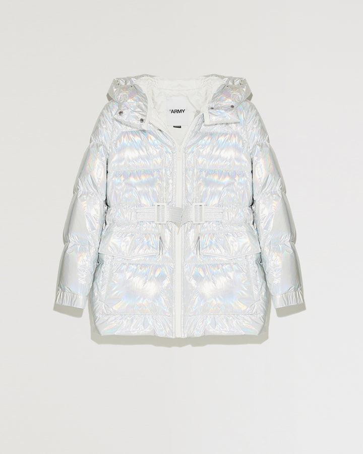 Black Friday 2025 - Yves Salomon - Doudoune à capuche en tissu technique