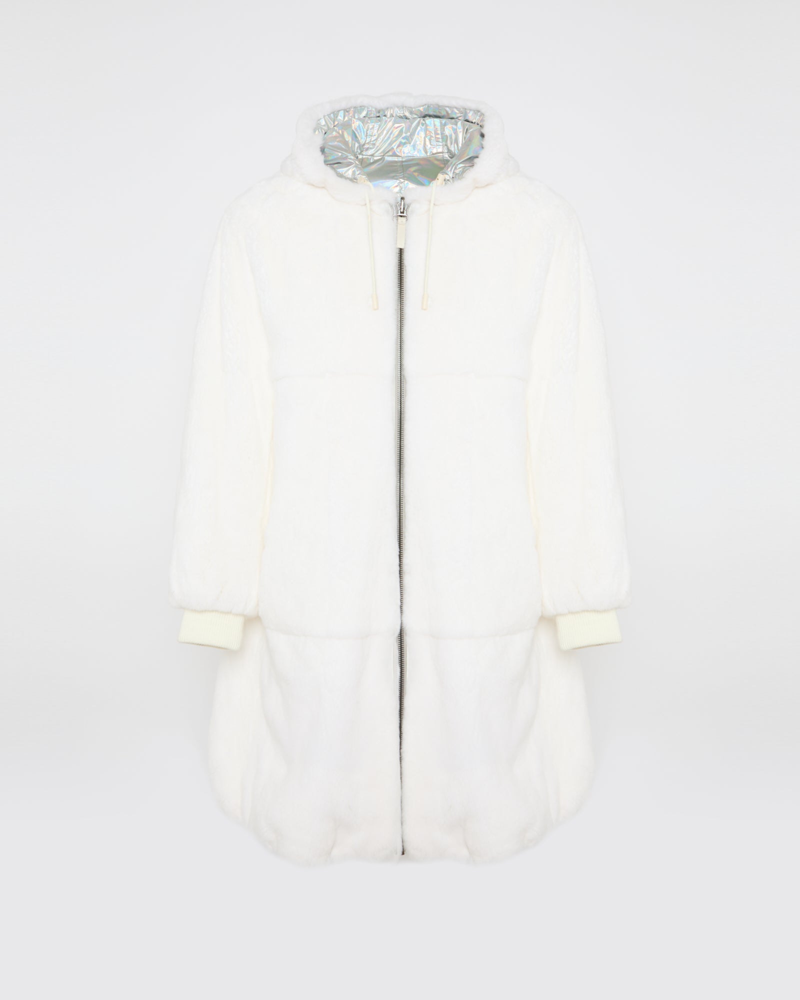 Black Friday 2025 - Yves Salomon - Manteau avec finition métalissée