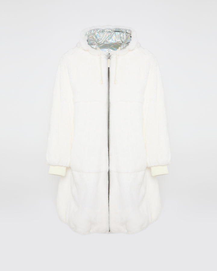 Black Friday 2025 - Yves Salomon - Manteau avec finition métalissée