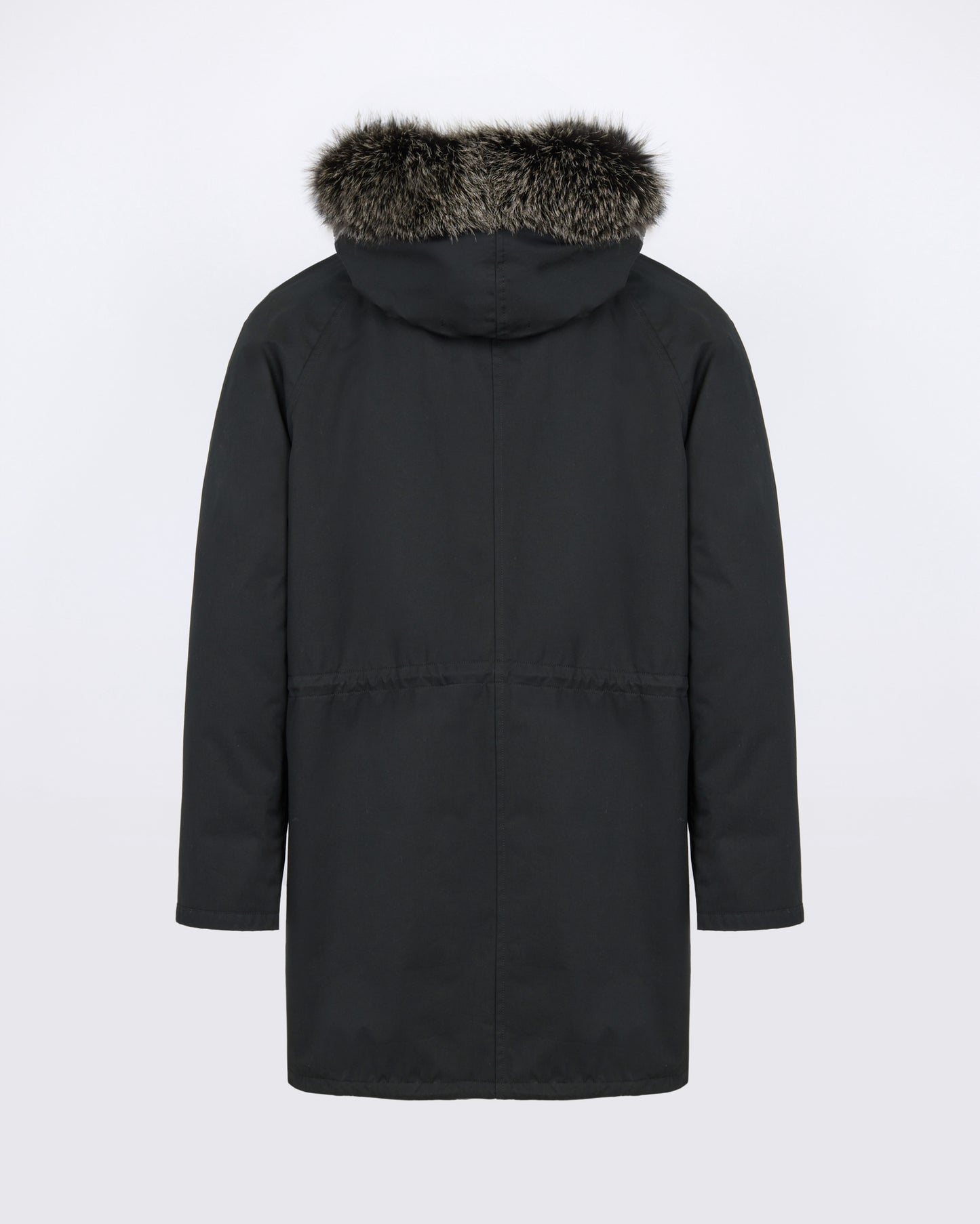 Parka iconique en coton mélangé avec fourrure de renard et lapin - Yves Salomon - Nouvelle collection Automne Hiver