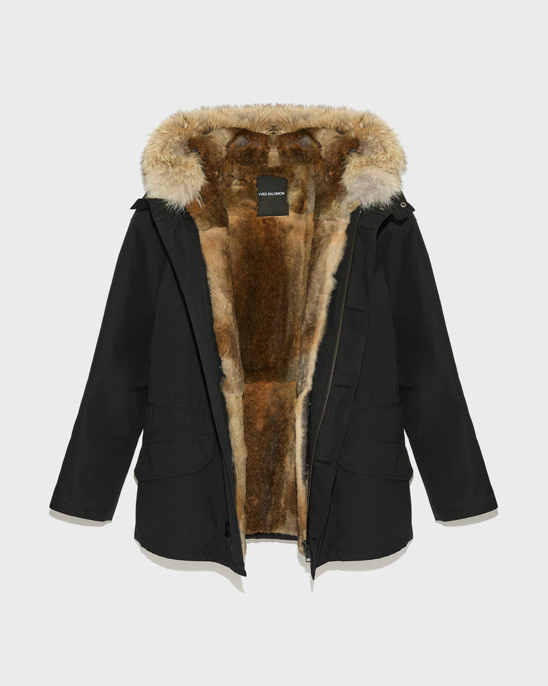 Yves salomon fur parka new arrivals