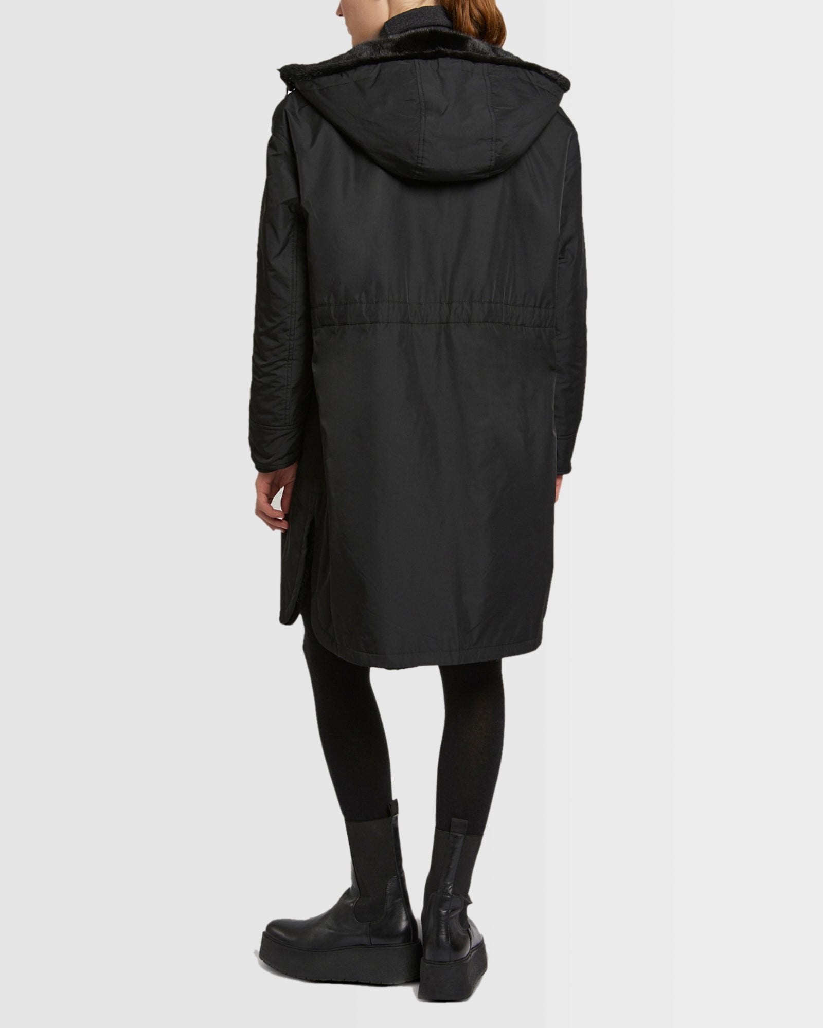 manteau-long-reversible-en-fourrure-de-vison-noir-21wym02993nyvcc99 -Yves Salomon