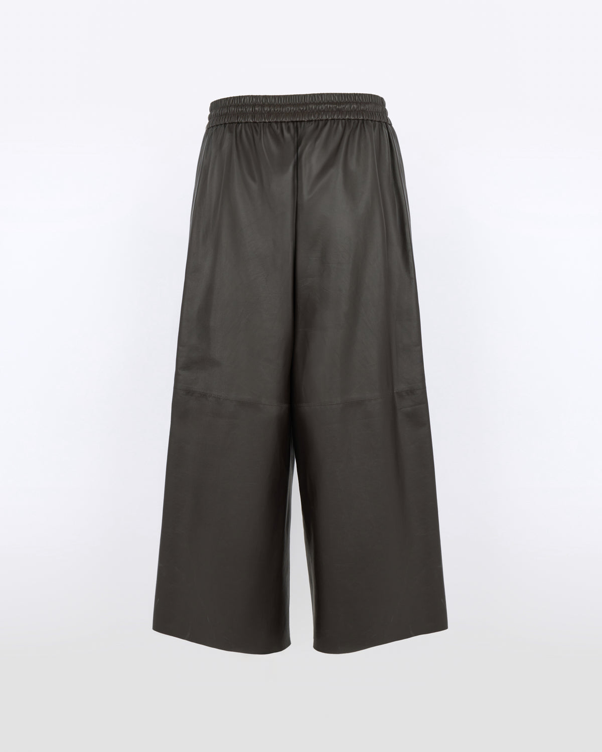 Jupe culotte en cuir d'agneau fin - Yves Salomon - Nouvelle collection Automne Hiver
