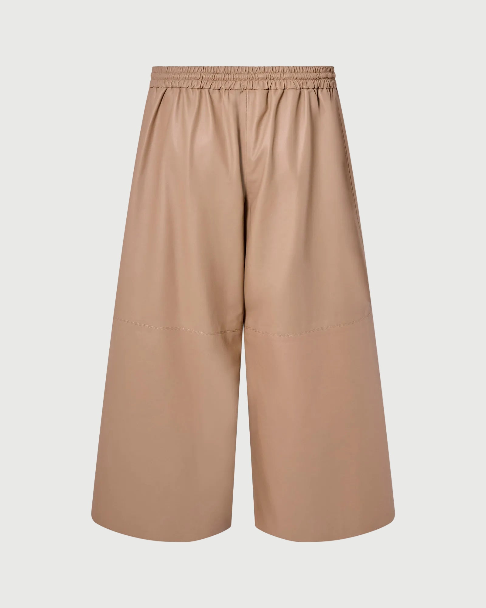 Jupe culotte en cuir d'agneau fin -Yves salomon - Nouvelle collection Printemps Été