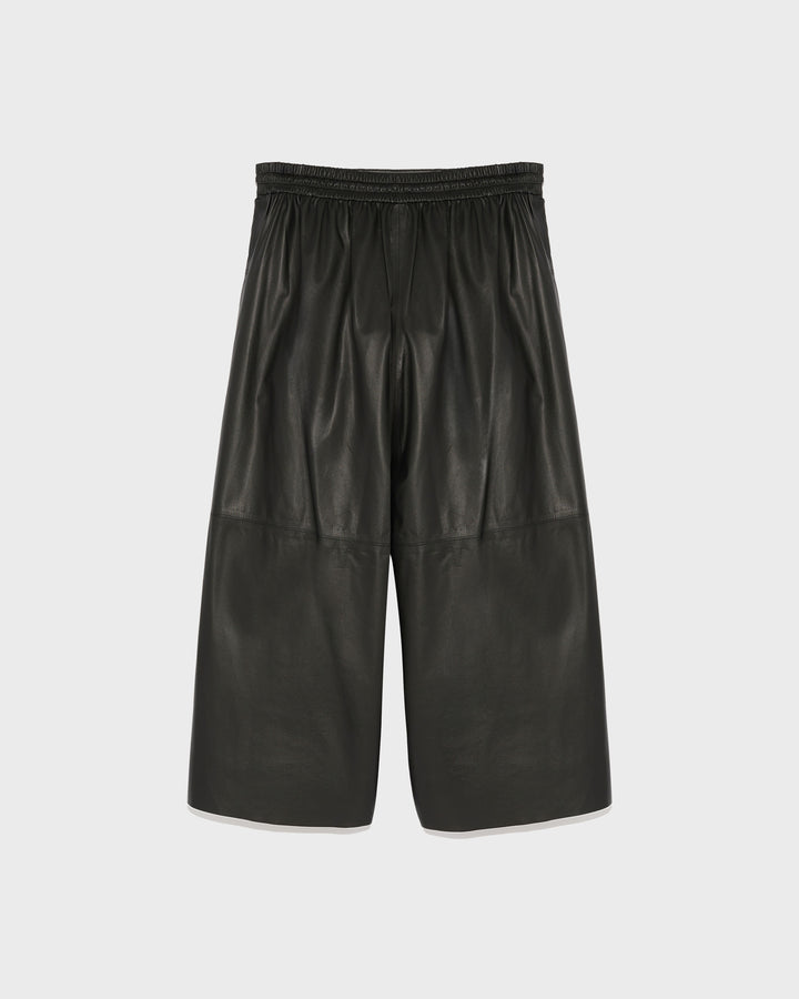 Culottes in fine lamb leather