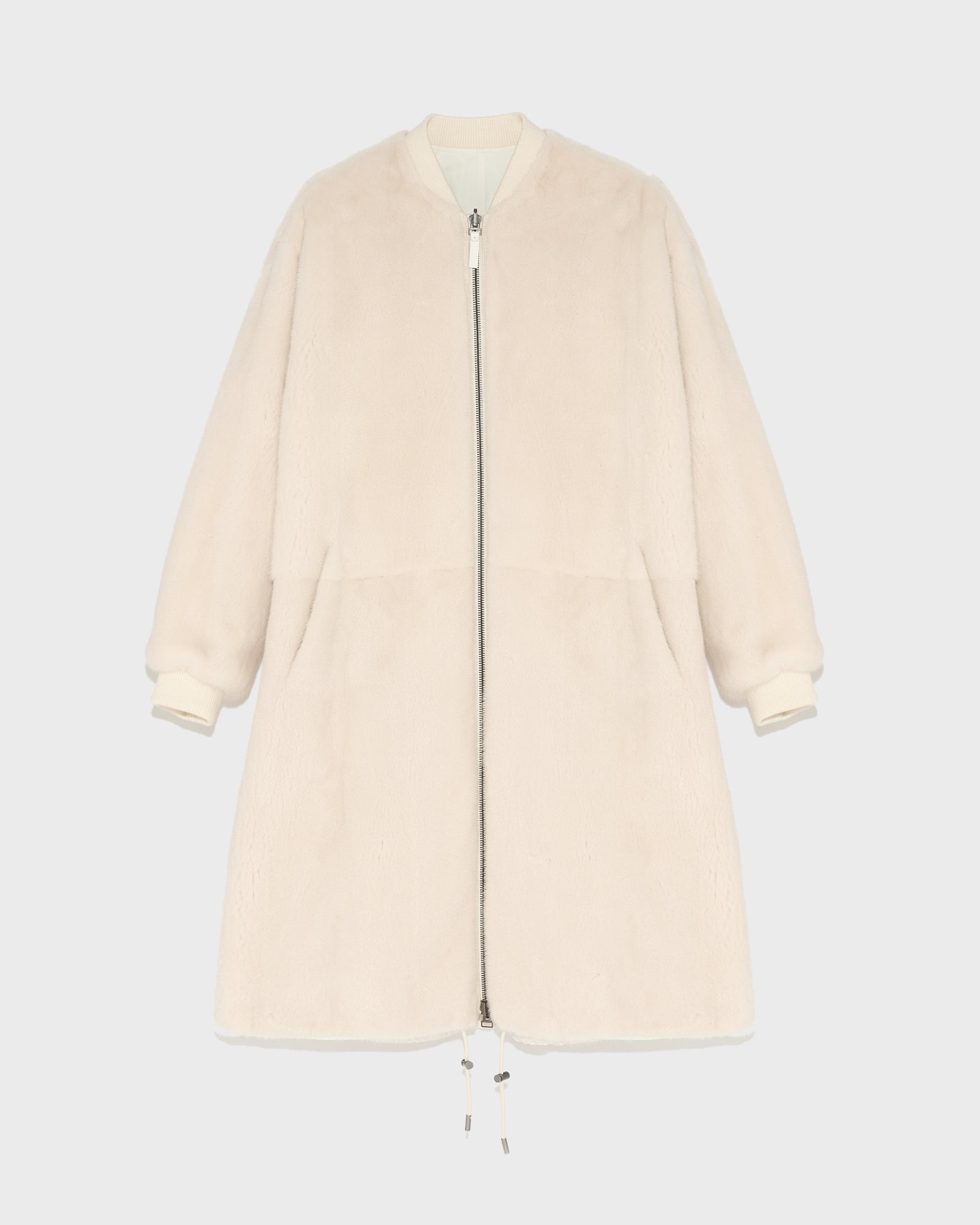bomber-reversible-en-tissu-technique-deperlant-et-vison-a-poils-longs-blanc-22wfm04700a22xb3009 -Yves Salomon