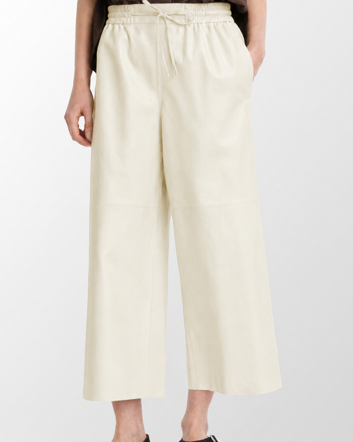 Culottes in fine lamb leather