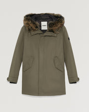 Parka à capuche avec fourrure de renard