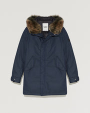 Parka à capuche avec fourrure de renard