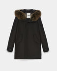 Parka à capuche avec fourrure de renard
