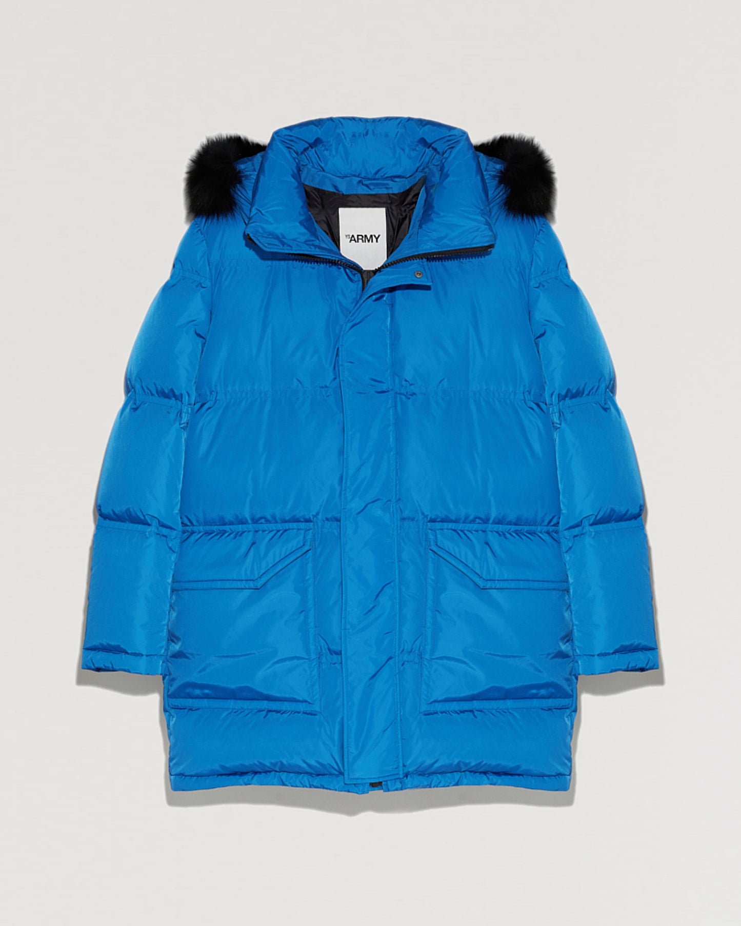 Black Friday 2025 - Yves Salomon - Doudoune longue à capuche avec fourrure de renard