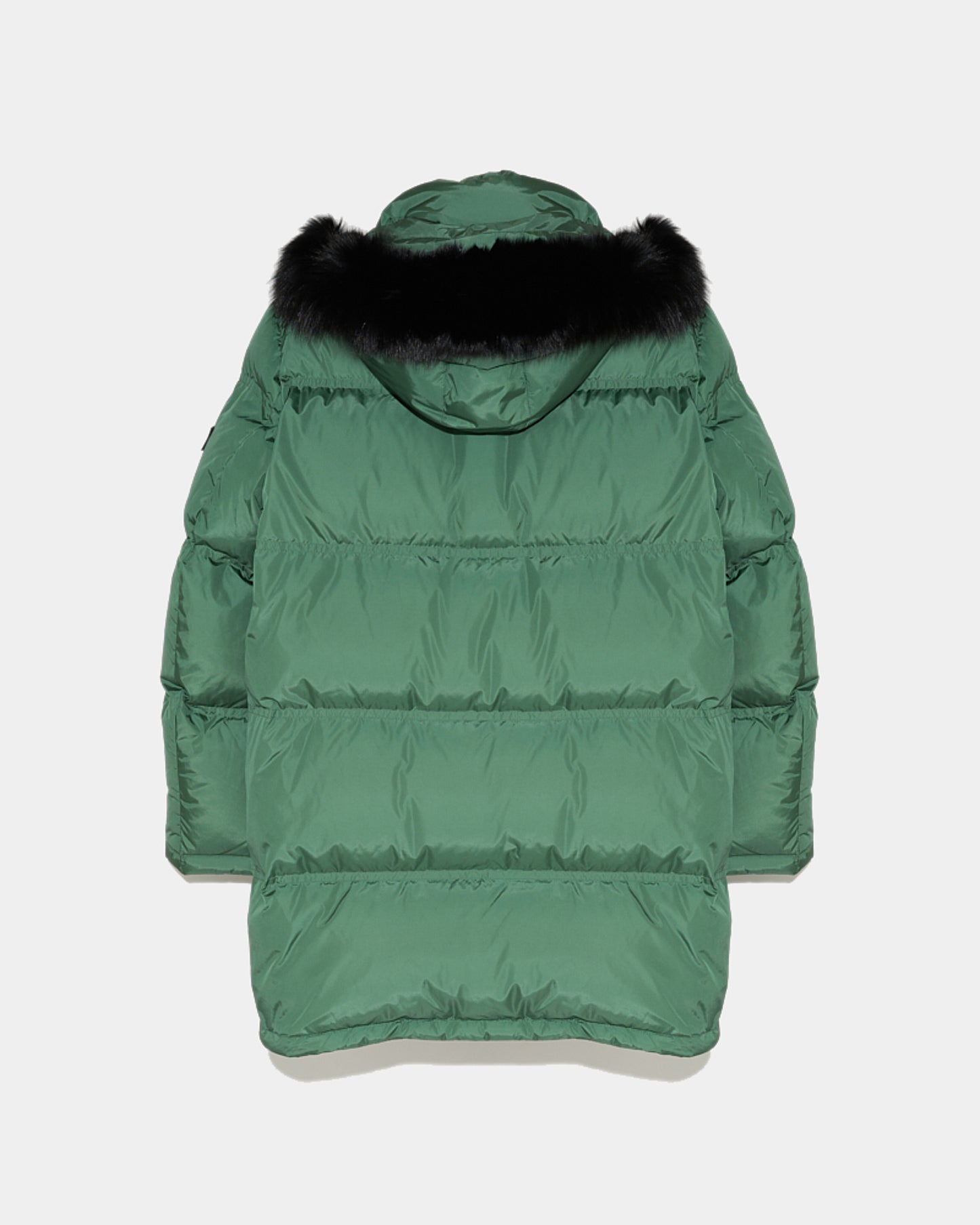 Black Friday 2025 - Yves Salomon - Doudoune longue à capuche avec fourrure de renard