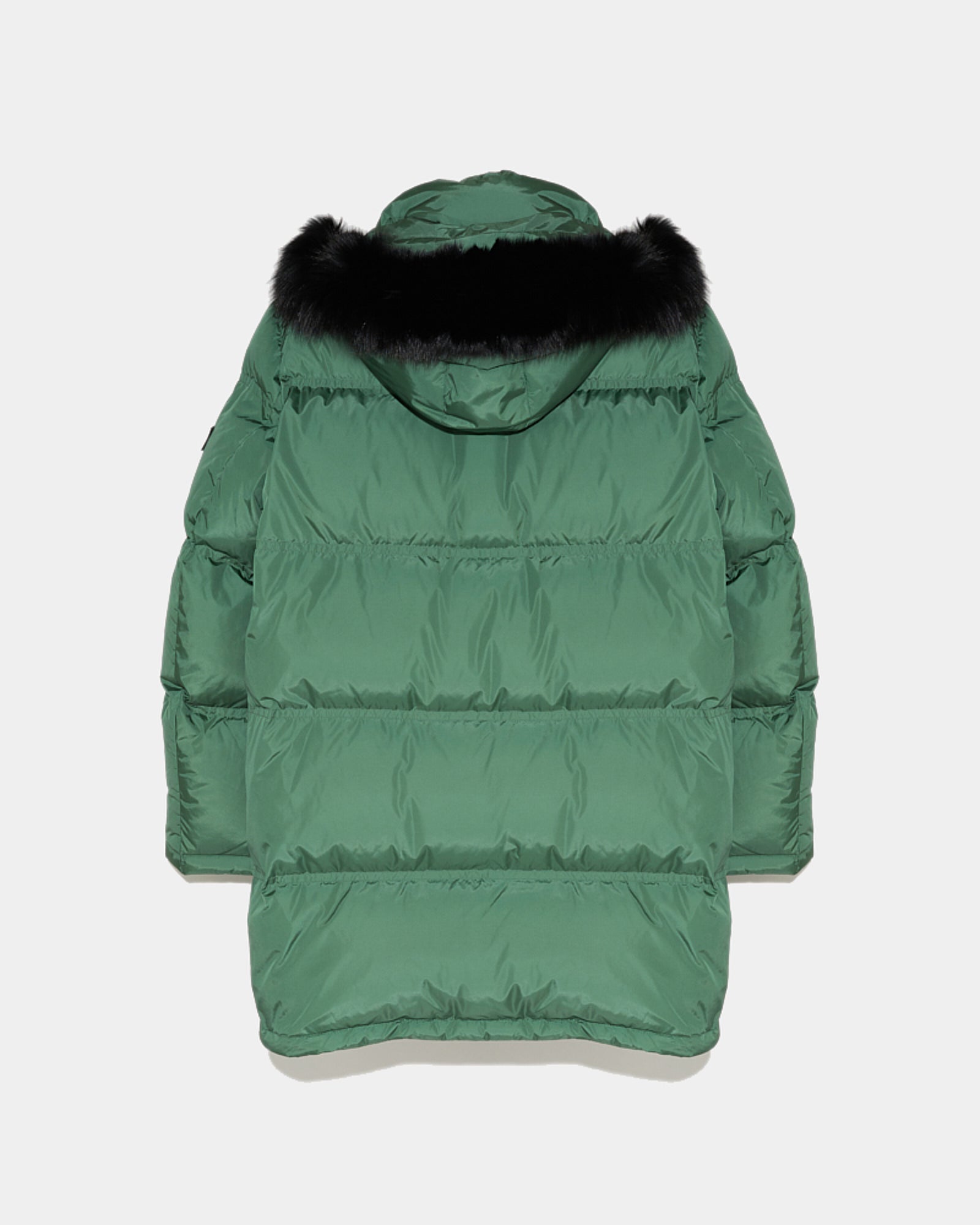 Black Friday 2025 - Yves Salomon - Doudoune longue à capuche avec fourrure de renard