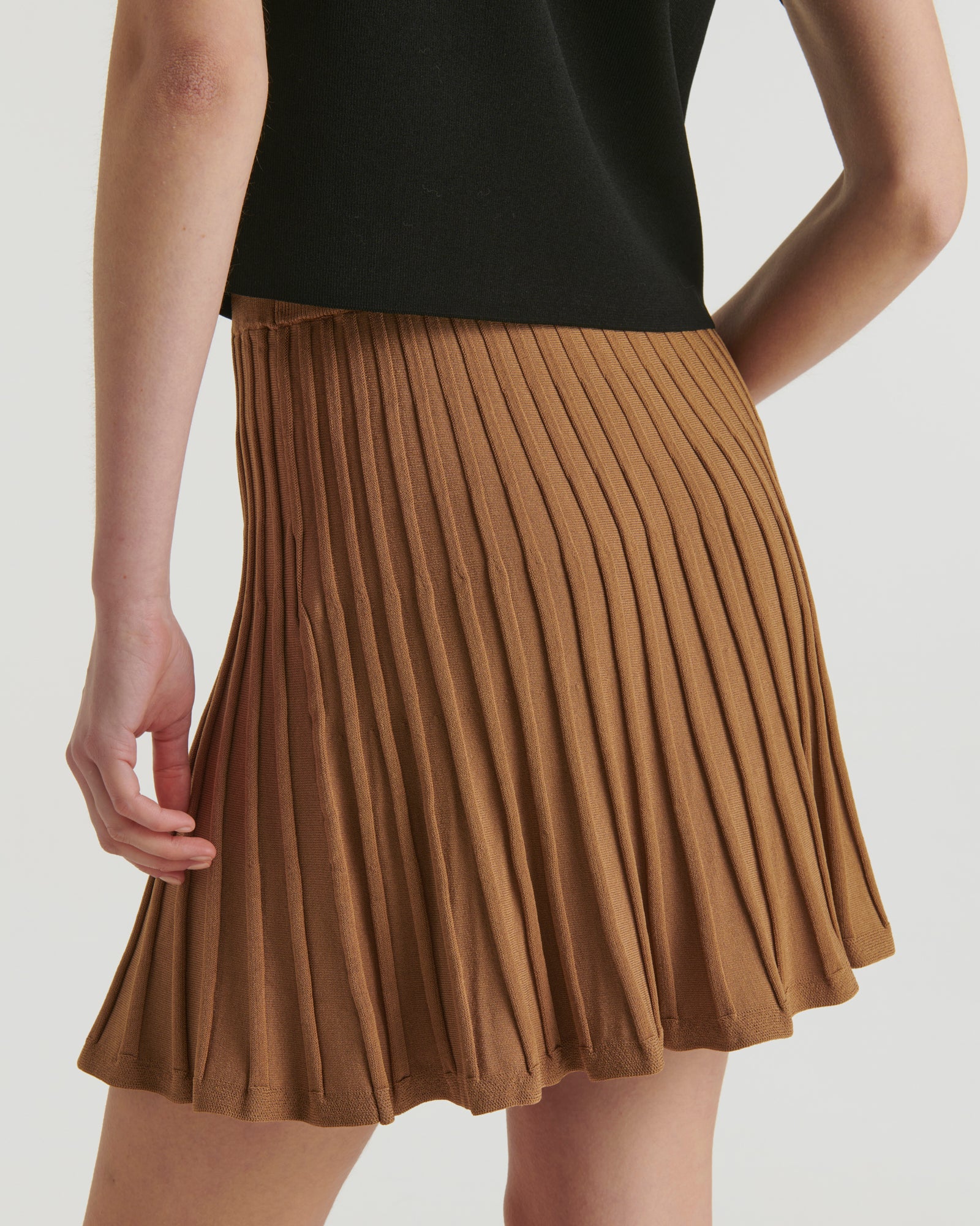 Short pleated skirt - White - Yves Salomon Short pleated skirt - White - Yves Salomon