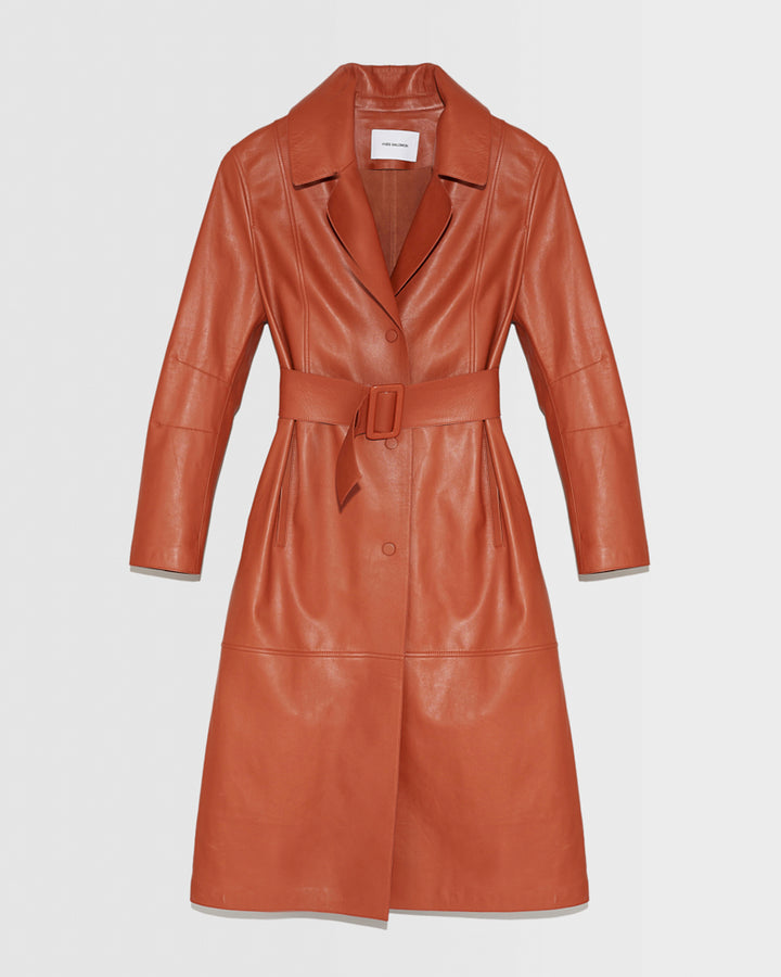 trench-long-ceinture-en-cuir-bordeaux-23eym21015apxxa4003 -Yves Salomon