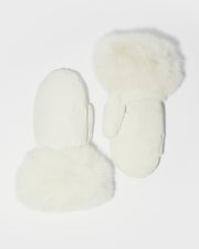 Moufles en tissu technique et renard