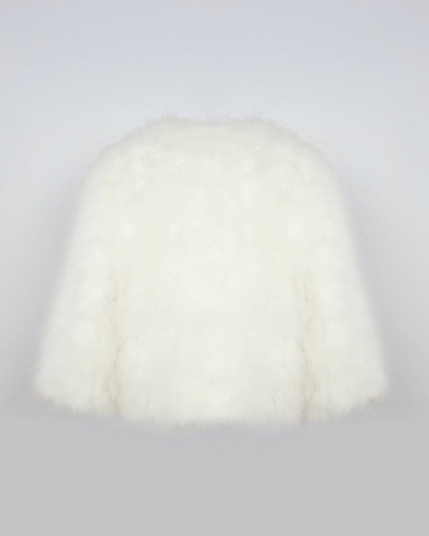 Short feather jacket