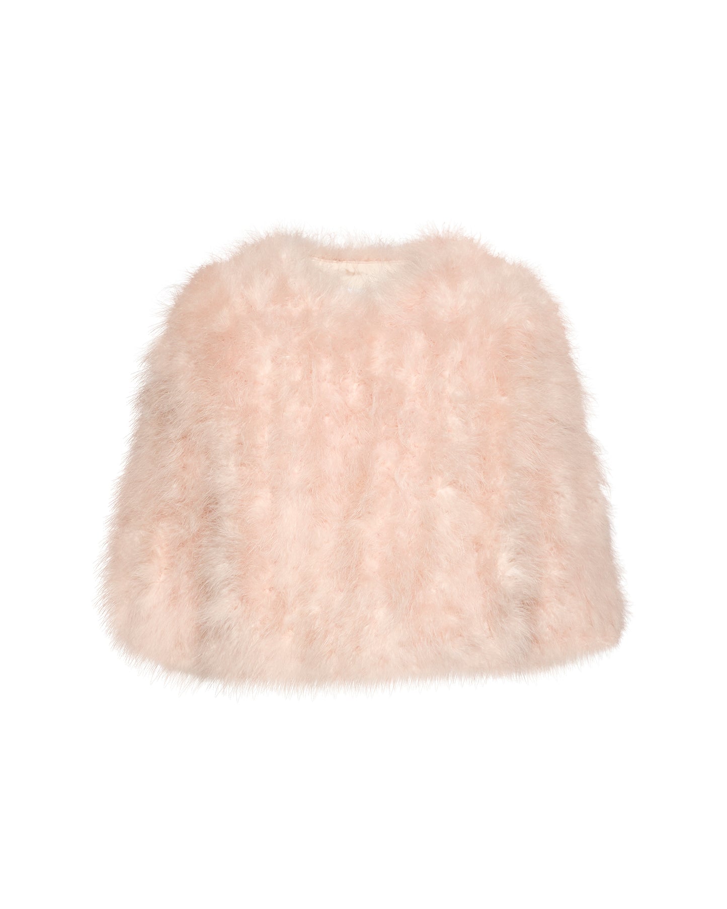 Veste courte en plumes -Yves salomon - Nouvelle collection Printemps Été