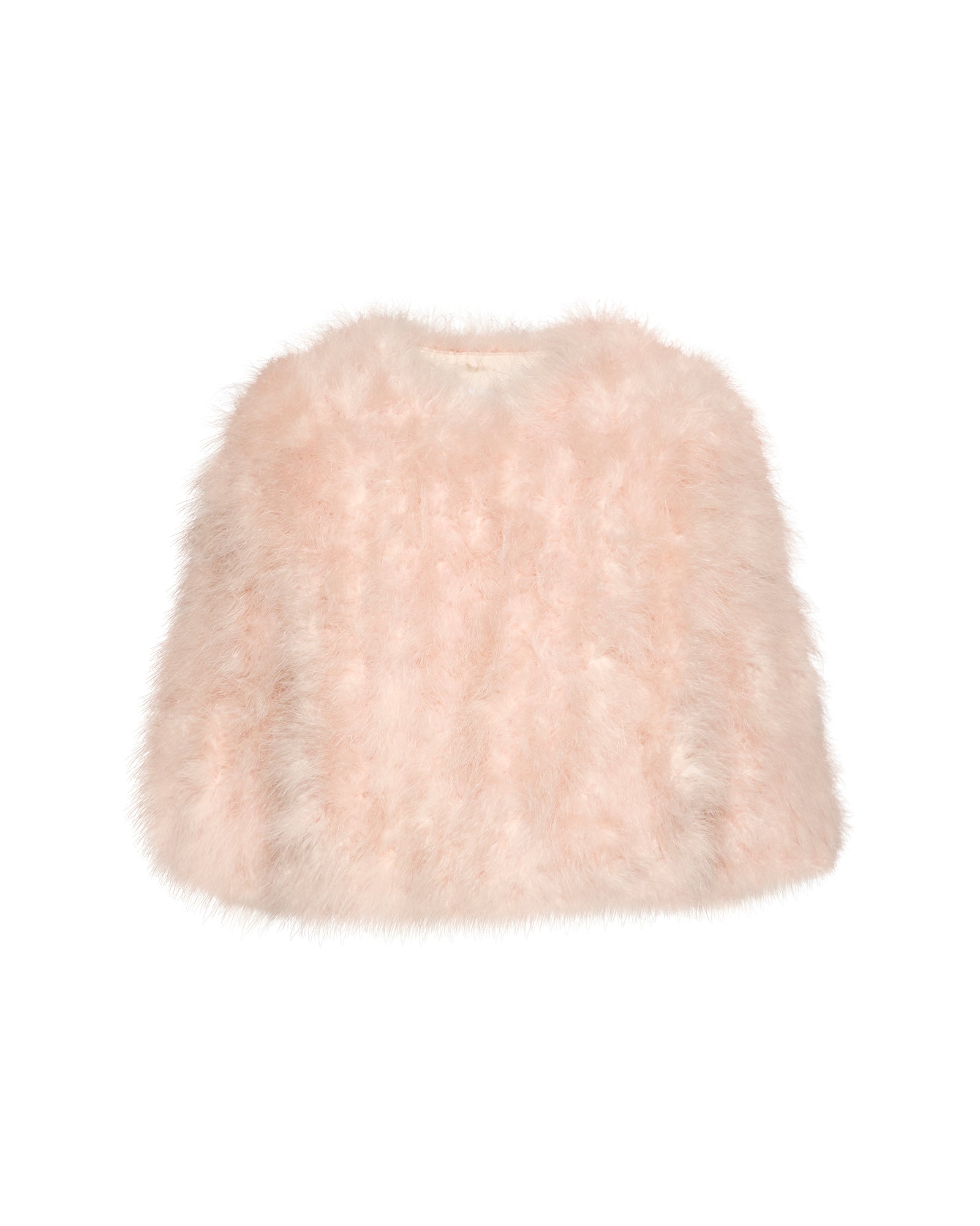 Veste courte en plumes -Yves salomon - Nouvelle collection Printemps Été