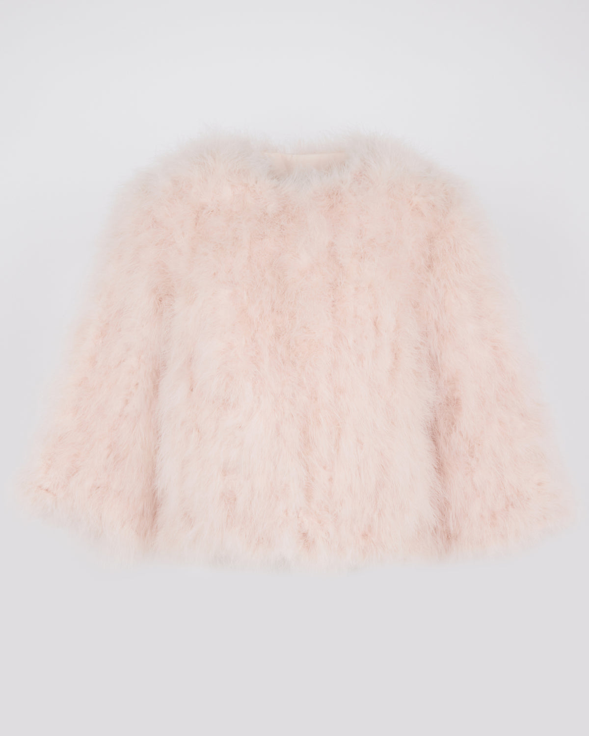 Veste courte en plumes - Yves Salomon - Nouvelle collection Automne Hiver