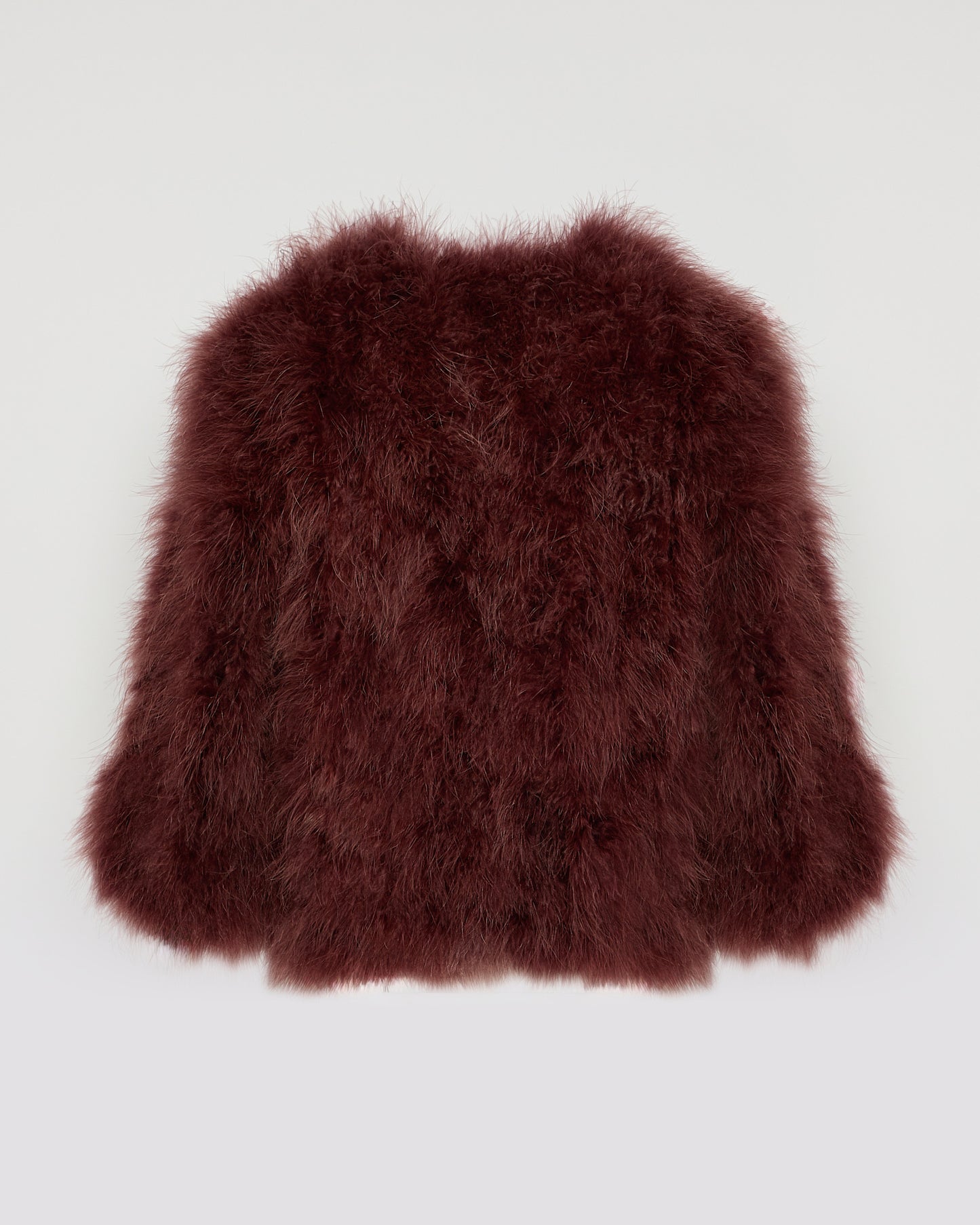 Veste courte en plumes -Yves salomon - Nouvelle collection Printemps Été