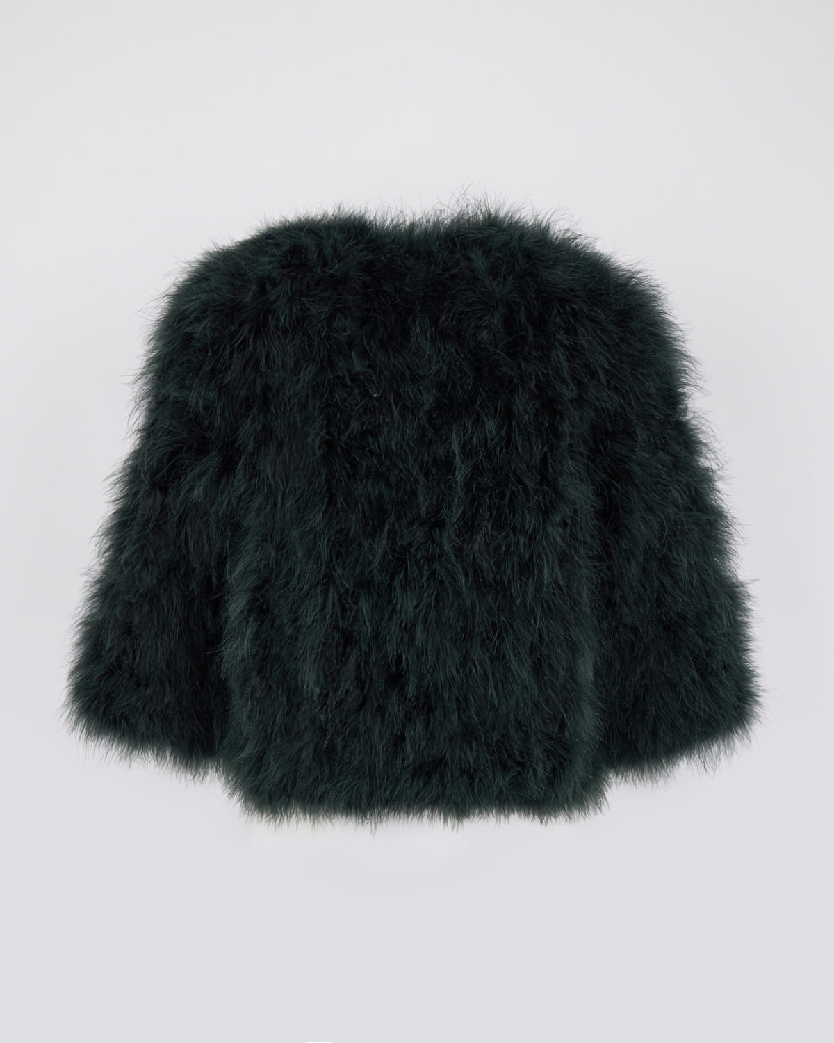 Veste courte en plumes - Yves Salomon - Nouvelle collection Automne Hiver