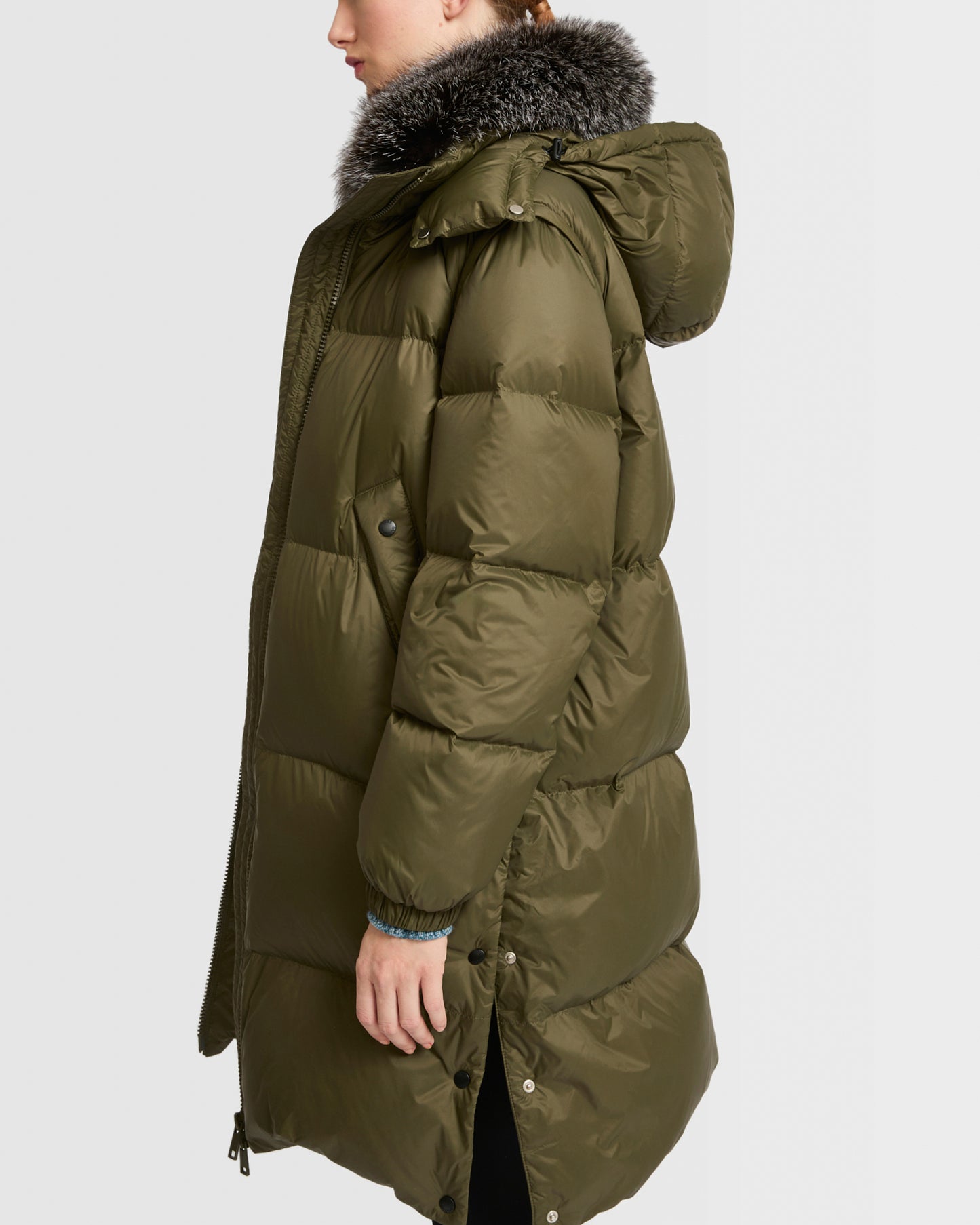 Piel Abrigo Verde Mujer El Corte Inglés Abrigo Piel Vuelta El