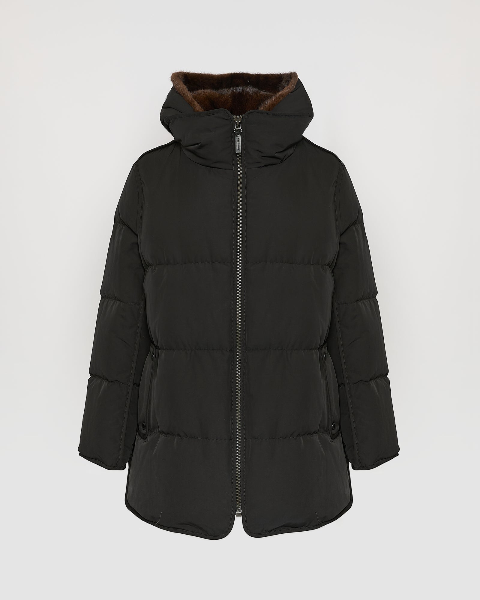 YVES SALOMON ブラックダウンジャケット タグ付き ダウンジャケット - Women | Yves Salomon