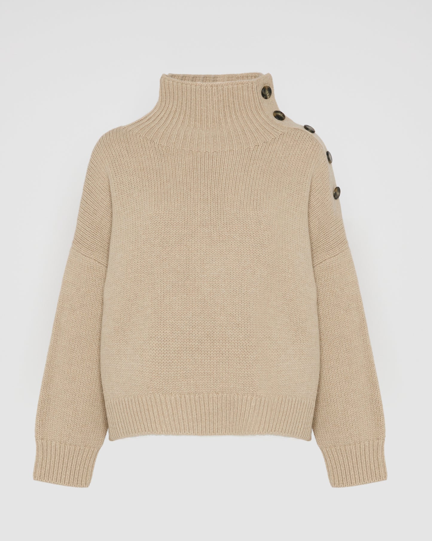 Pull oversize en maille lainage cachemire -Yves Salomon