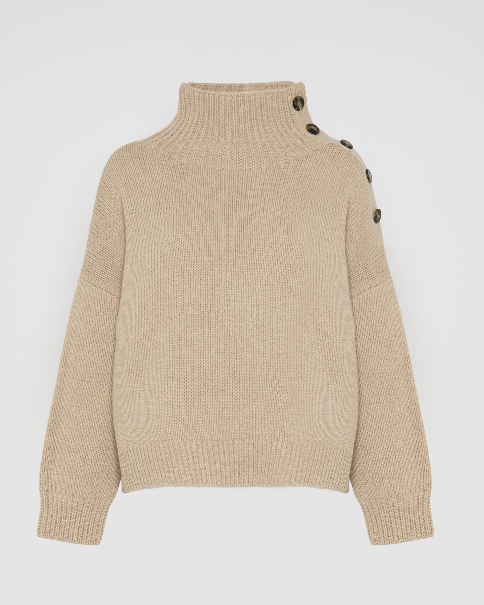 Pull oversize en maille lainage cachemire -Yves Salomon