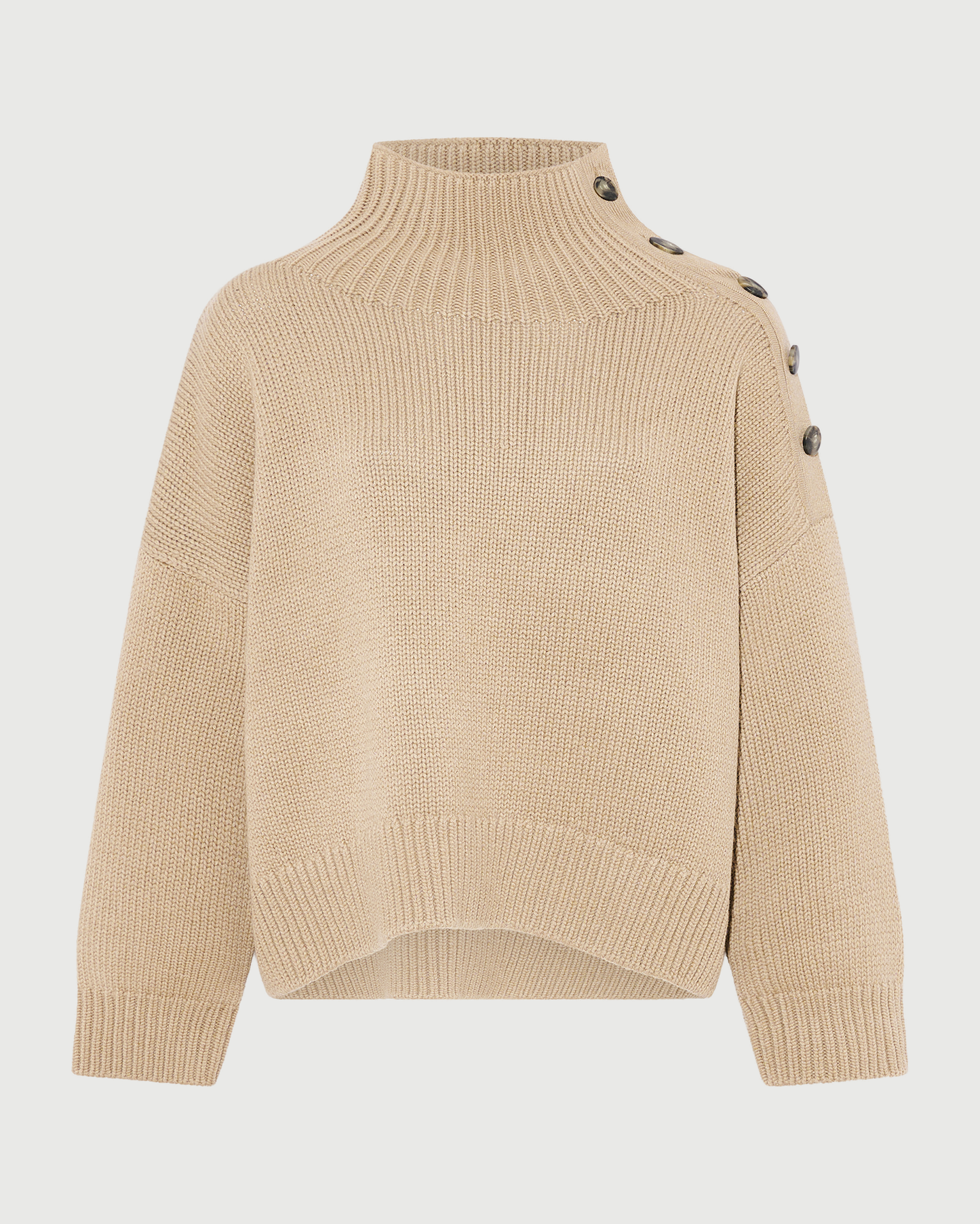 Pull oversize en maille lainage cachemire- Yves Salomon - Nouvelle collection Automne Hiver